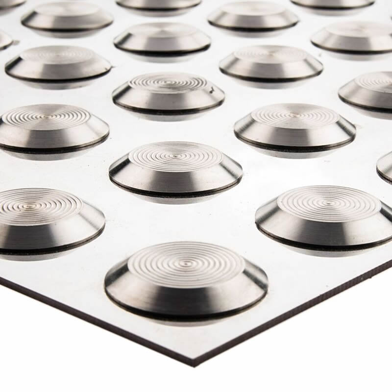 Warning Integrated Stainless Steel Plate Product Photo