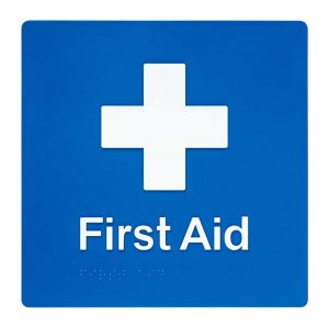 Braille Sign First Aid