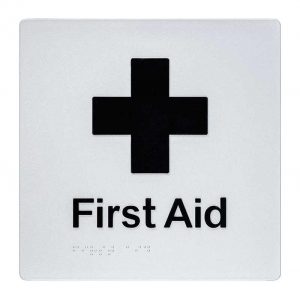 Braille Sign First Aid