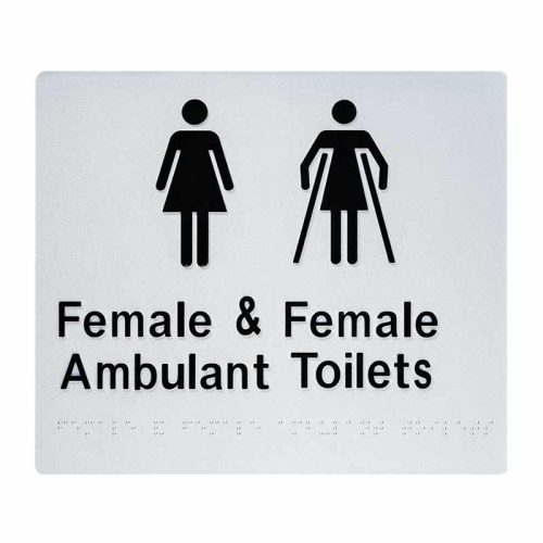 Braille Sign Female Ambulant