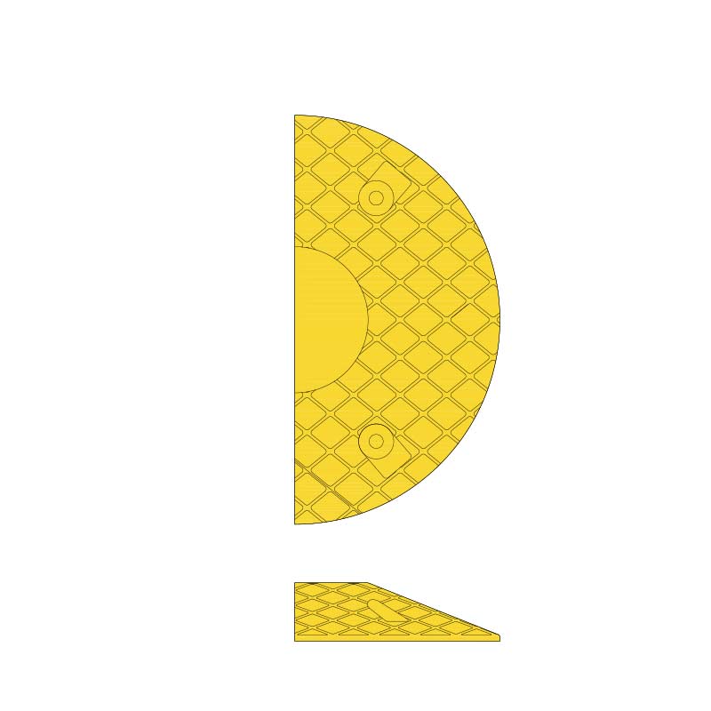 CSH-1000-BY Rubber Speed Cushions