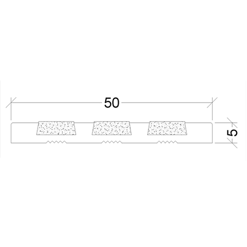 SR3-50X5-BLK Stair Nosing Recess Select Series 3