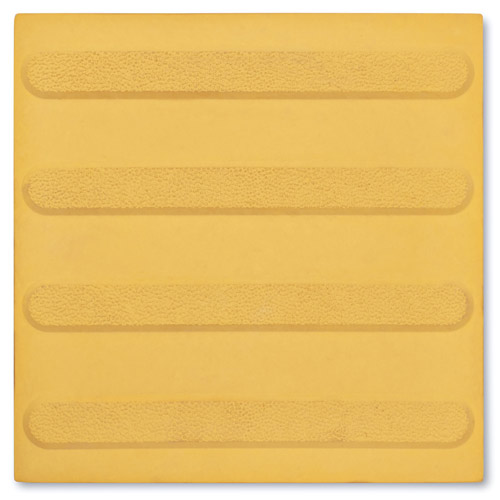 Tactiles Directional Integrated Paver Yellow