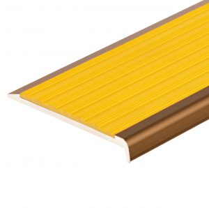 CS2-75X10 Stair Nosing Classic Series 2 Gold Alloy with poly