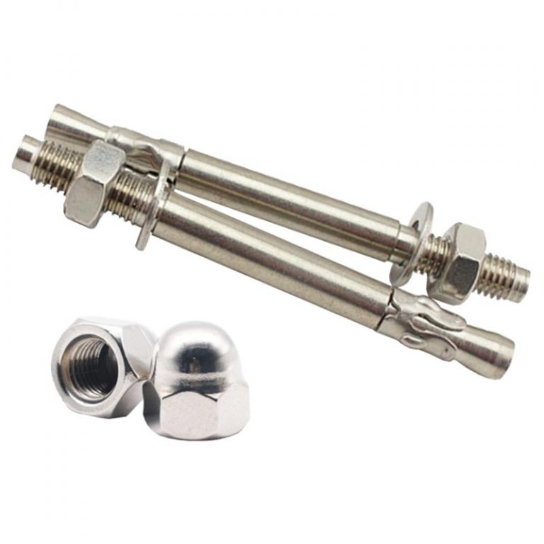 Stainless Steel Wedge Anchor & Dome Nuts • Tactile Systems Australia