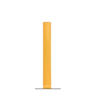 Cast In Bollard Yellow 114mm x 1000mm + 300mm in Ground