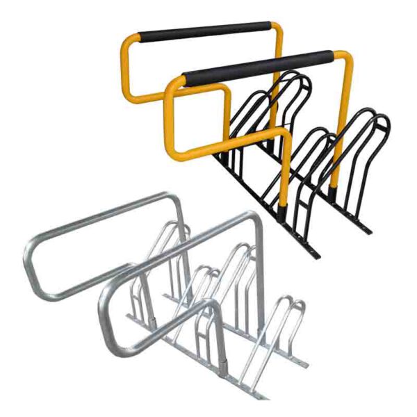P Style bike racks - an effective method for multiple bike storage