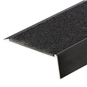 Classic Series 4 Anodised Surface Mount Stair Nosing with Insert P5 Safeguard