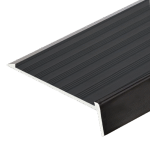 Classic Series 4 Anodised Surface Mount Stair Nosing with Insert P5 Poly Insert