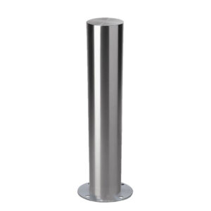 Stainless Steel Surface Mount Bollard 150mm x 900mm Flat Top