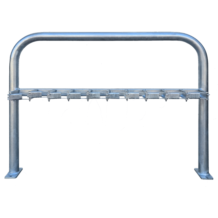 Rideable Lock Rack Scooter Rack from TSA is Lockable for increased security