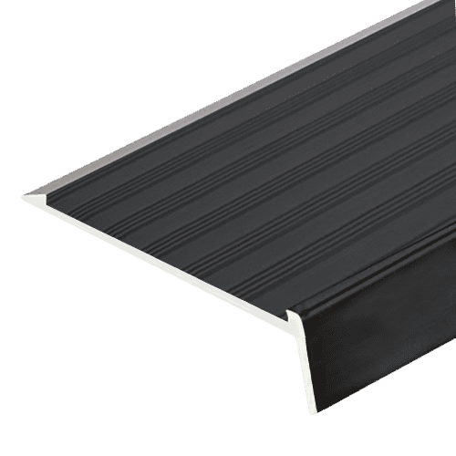 Classic Series 4 Anodised Surface Mount Stair Nosing with Insert P5 Poly Insert