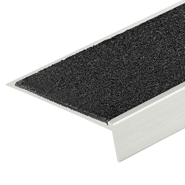 Classic Series 4 Anodised Surface Mount Stair Nosing with Insert P5 Tape Insert