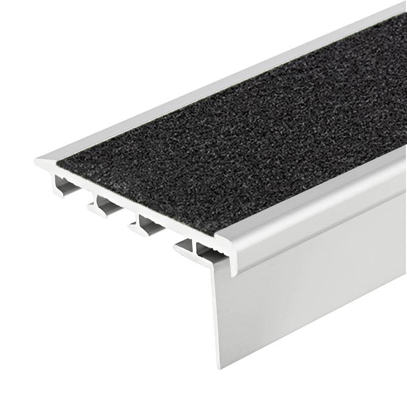 Carpet Series Anodised Stair Nosing with P5 Insert/Infill